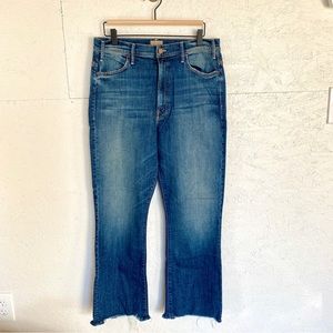 Mother Jeans the hustler ankle chew size 31